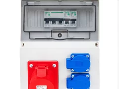 Tablou electric echipat cu o priza trifazica 32A 3P+N+E